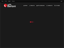 Tablet Screenshot of caffebertoni.com